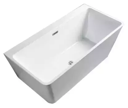 Ванна акриловая «Azario» Oxford 170/80 с каркасом с сифоном белая