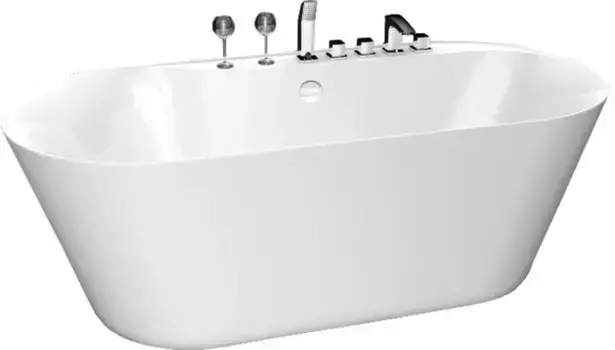 Ванна акриловая «Belbagno» BB14 178/84 с ножками без сифона белая