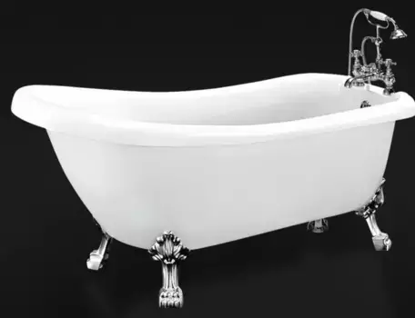 Ванна акриловая «Belbagno» BB20 170/73 без опор без сифона белая