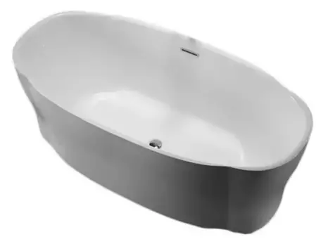 Ванна акриловая «Belbagno» BB403 170/85 с ножками с сифоном белая