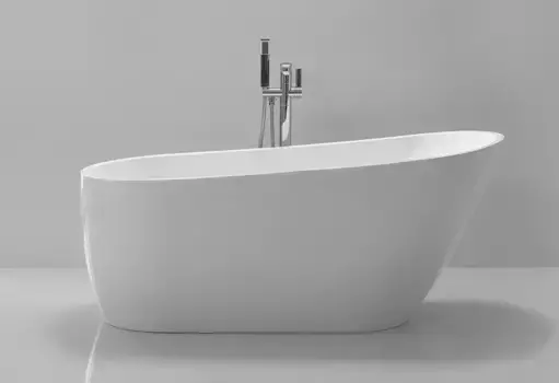 Ванна акриловая «Belbagno» BB62-1700-W0 170/72 без перелива с ножками без сифона белая