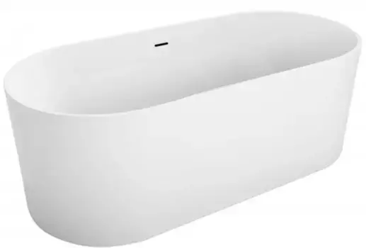Ванна акриловая «Belbagno» BB705 180/80 с ножками с сифоном белая