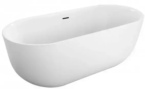 Ванна акриловая «Belbagno» BB706 180/80 с ножками с сифоном белая