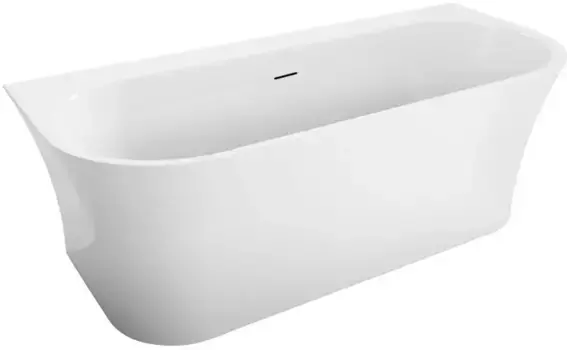 Ванна акриловая «Belbagno» BB711 155/70 с ножками с сифоном белая