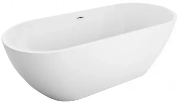 Ванна акриловая «Belbagno» Uno BB701-1600-730-K 160/73 с ножками с сифоном белая