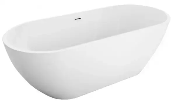 Ванна акриловая «Belbagno» Uno BB701-1700-750-K 170/75 с ножками с сифоном белая