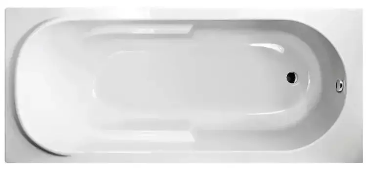 Ванна акриловая «Berges Wasserhaus» Lumbo 150/75 без опор без сифона белая