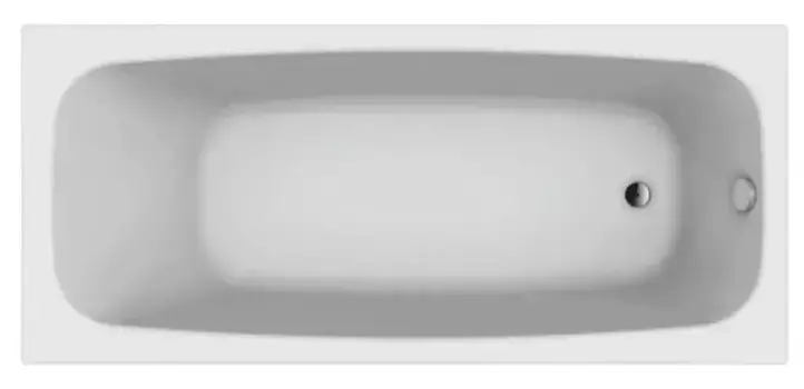 Ванна акриловая «Berges Wasserhaus» Nelu 180/80 без опор без сифона белая