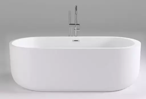 Ванна акриловая «Black & White» SB109 170/80 с сифоном белая