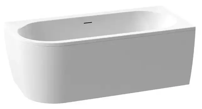 Ванна акриловая «Cezares» Slim Corner 180/80 без опор без сифона белая W37 правая