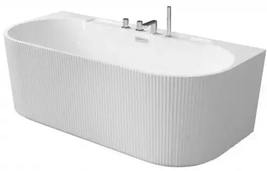 Ванна акриловая «Esbano» Aruba-SM 170/80 с каркасом с сифоном белая