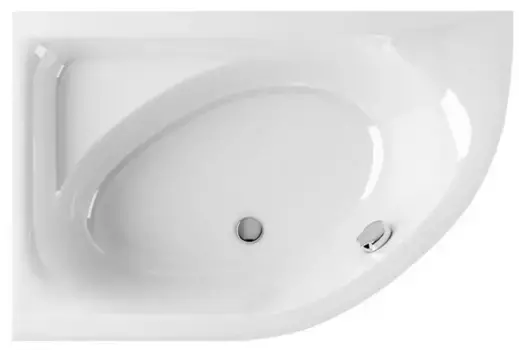 Ванна акриловая «Excellent» Aquarella 170/110 без опор без сифона белая левая