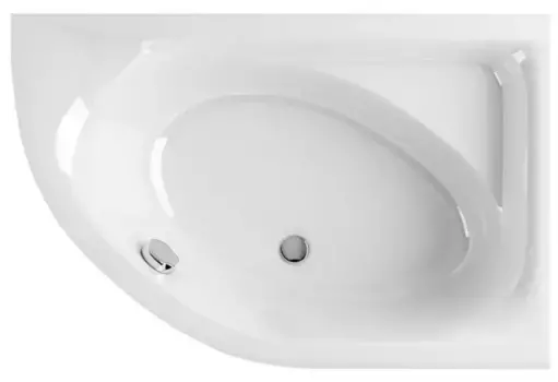 Ванна акриловая «Excellent» Aquarella 170/110 без опор без сифона белая правая