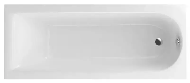 Ванна акриловая «Excellent» Aurum Slim 170/70 без опор без сифона белая