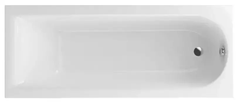 Ванна акриловая «Excellent» Aurum Slim 180/80 без опор без сифона белая