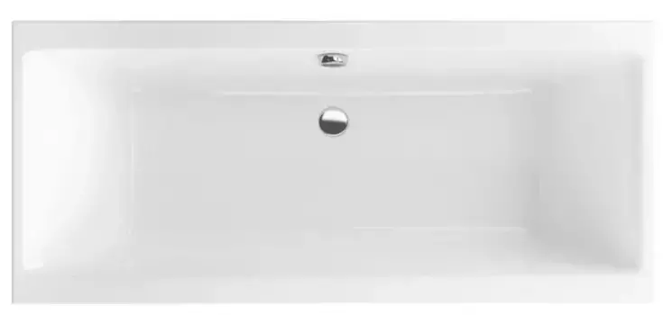 Ванна акриловая «Excellent» Pryzmat Slim 160/75 без опор без сифона белая