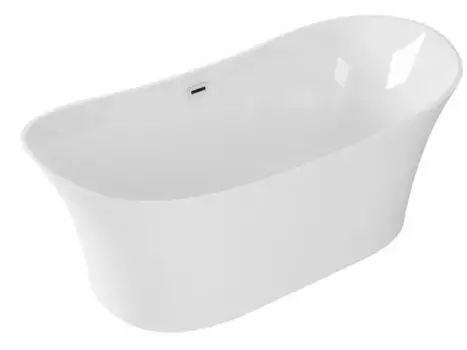 Ванна акриловая «Grossman» GR-2101 170/80 с ножками с сифоном белая