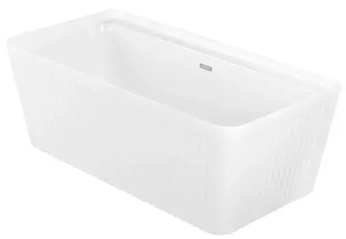 Ванна акриловая «Grossman» GR-28021 Cristal 150/75 с сифоном белая