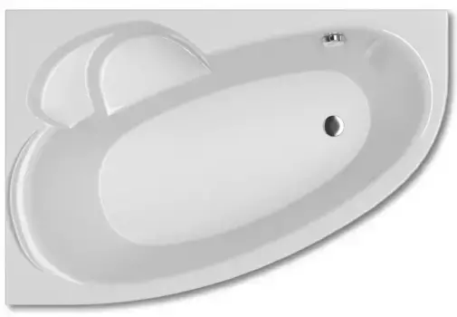 Ванна акриловая «Koller Pool» Karina 160/105 без опор без сифона белая левая