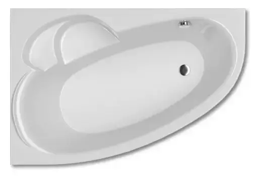 Ванна акриловая «Koller Pool» Karina 170/110 без опор без сифона белая левая