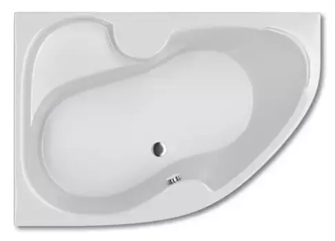 Ванна акриловая «Koller Pool» Montana 160/105 без опор без сифона белая левая