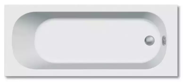 Ванна акриловая «Koller Pool» Round Arc 170/70 без опор без сифона белая