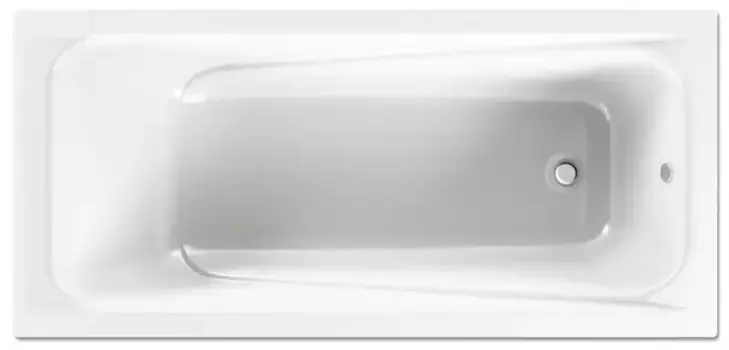 Ванна акриловая «Loranto» Calgary 160/70 без опор без сифона белая