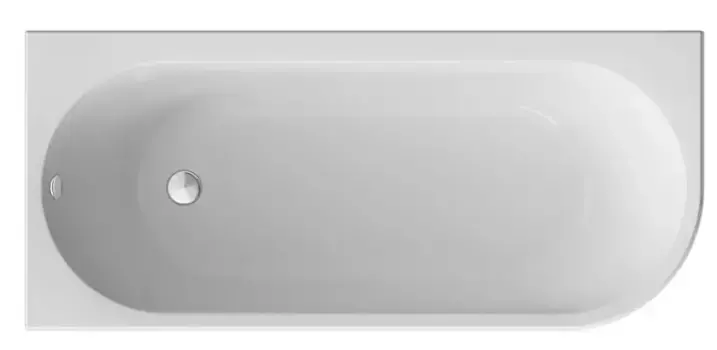 Ванна акриловая «Marka One» Alisa Mg 170/75 без опор без сифона белая левая