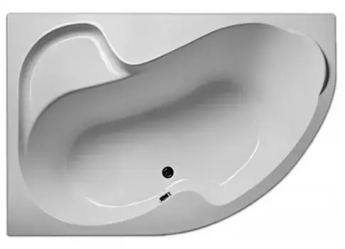 Ванна акриловая «Marka One» Aura 160/105 без опор без сифона белая левая
