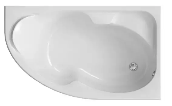 Ванна акриловая «Marka One» Diana 150/90 без опор без сифона белая правая