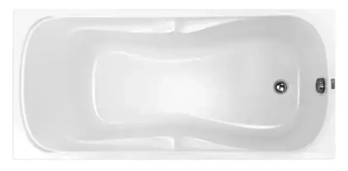 Ванна акриловая «Marka One» Kleo 160/75 без опор без сифона белая