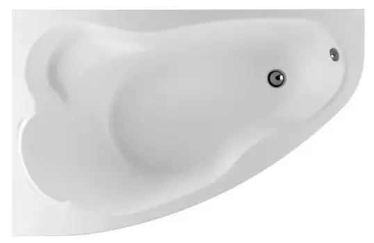 Ванна акриловая «Marka One» Lil 140/90 без опор без сифона белая левая