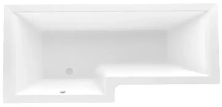 Ванна акриловая «Marka One» Linea 165/85 без опор без сифона белая левая