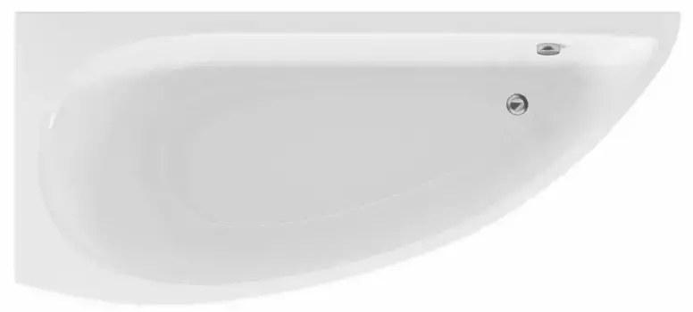 Ванна акриловая «Marka One» Piccolo 170/75 без опор без сифона белая левая