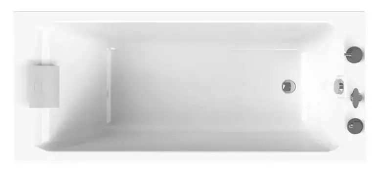 Ванна акриловая «Radomir» Агата 175/75 с каркасом (разборный) с каркасом без сифона белая