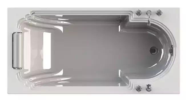 Ванна акриловая «Radomir» Анабель 170/85 с каркасом без сифона Chrome