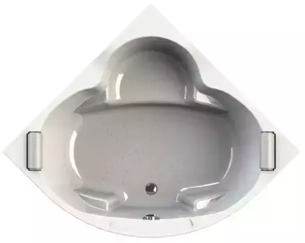 Ванна акриловая «Radomir» Сорренто 130/130 с каркасом без сифона белая