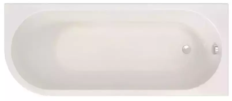 Ванна акриловая «Radomir» Вальс 3/4 170/75 с каркасом без сифона белая правая