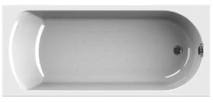 Ванна акриловая «Radomir» Vanessa Аврора 170/70 с каркасом без сифона белая