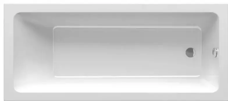Ванна акриловая «Ravak» 10° Slim 170/75 без опор без сифона белая
