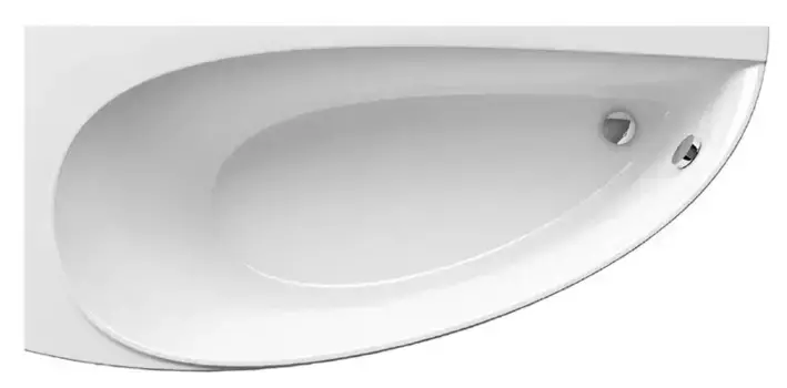 Ванна акриловая «Ravak» Avocado 160/75 без опор без сифона белая левая