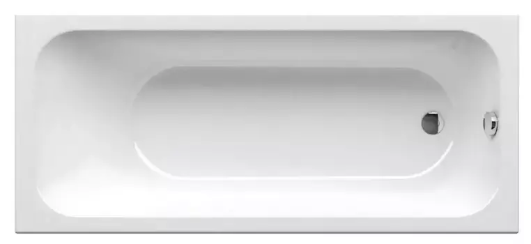 Ванна акриловая «Ravak» Chrome 160/70 без опор без сифона белая