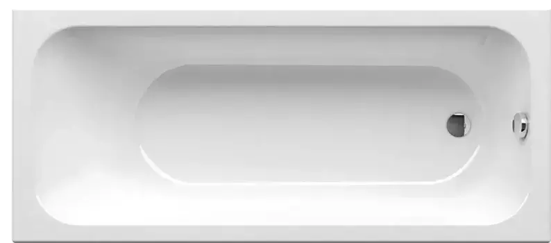 Ванна акриловая «Ravak» Chrome Slim 150/70 без опор без сифона белая