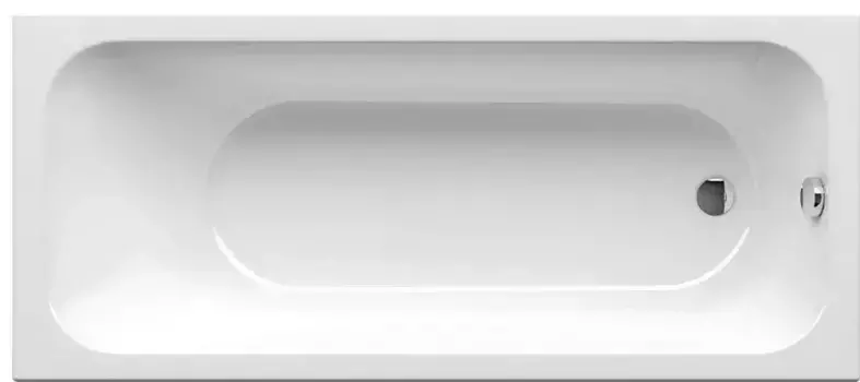 Ванна акриловая «Ravak» Chrome Slim 170/75 без опор без сифона белая