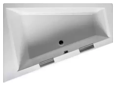 Ванна акриловая «Riho» Doppio 180/130 без опор без сифона белая правая