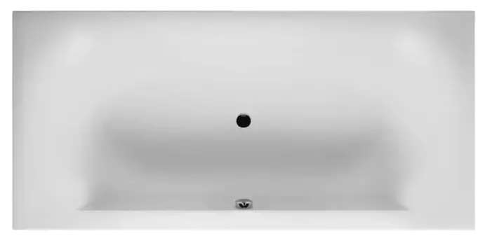 Ванна акриловая «Riho» Linares Velvet 190/90 без опор без сифона белая