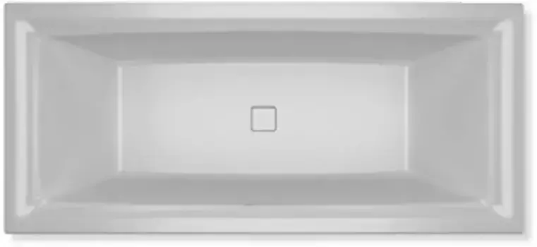 Ванна акриловая «Riho» Still Square 170/75 без опор с сифоном белая