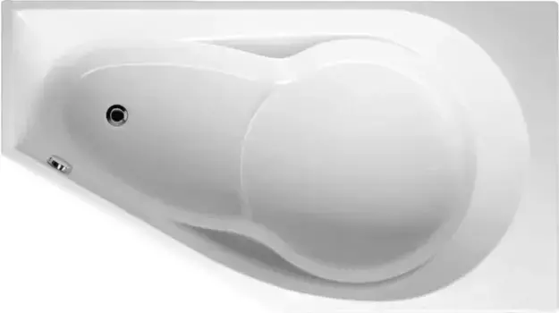 Ванна акриловая «Riho» Yukon 160/90 без опор без сифона белая левая
