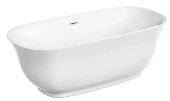 Ванна акриловая «Sancos» Viva 170/80 с каркасом с сифоном белая