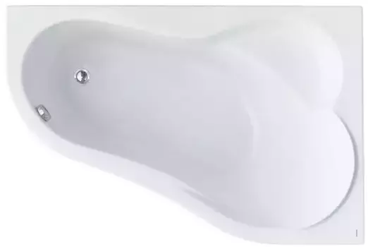 Ванна акриловая «Santek» Ибица 150/100 без опор без сифона белая правая